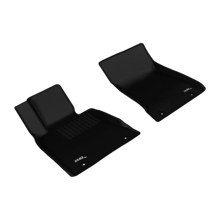 3D Maxpider Carbon Fiber Embossed Pattern Kagu Black 1st Row for 2017 Genesis G80 L1HY06111509